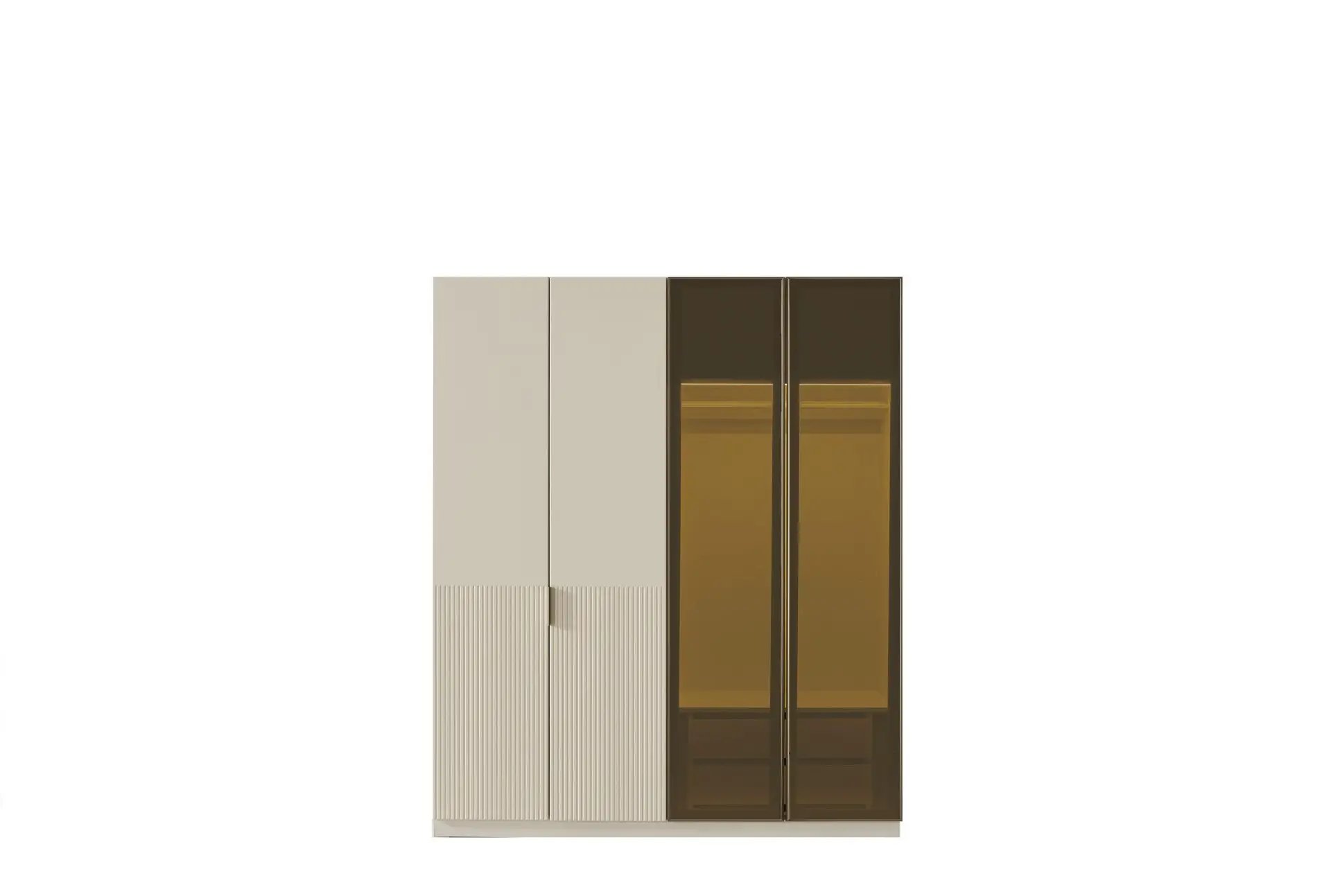 ROZA KÖŞE * MDF DOLAP 8 KAPAK ÖLÇÜSÜ 245*205