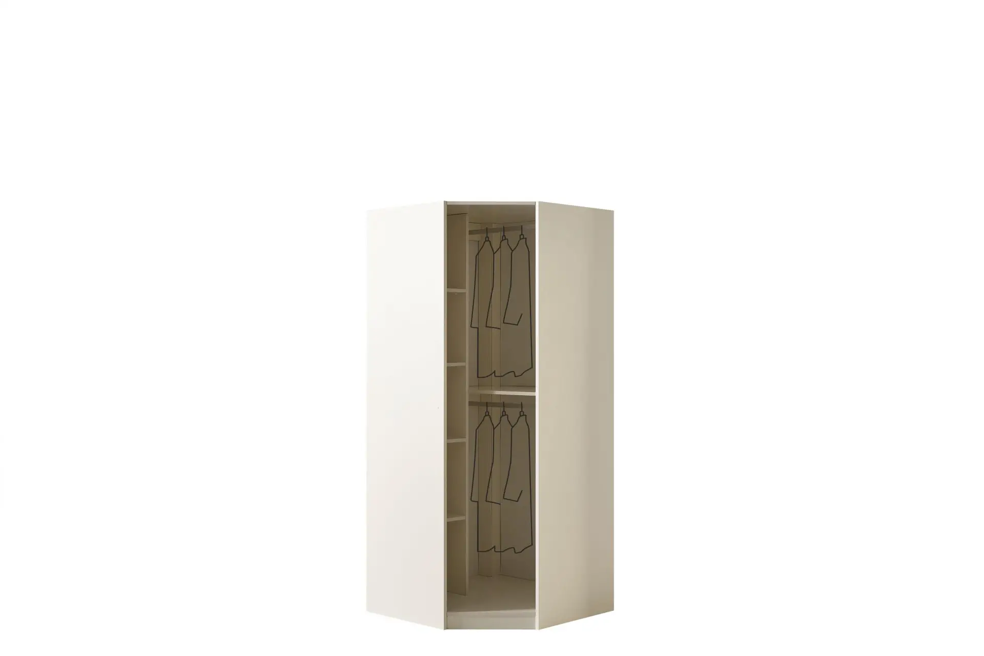 ROZA KÖŞE * MDF DOLAP 8 KAPAK ÖLÇÜSÜ 245*205
