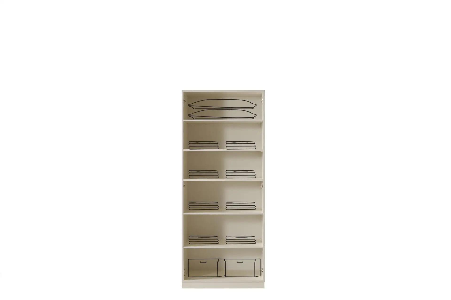 ROZA KÖŞE * MDF DOLAP 8 KAPAK ÖLÇÜSÜ 245*205
