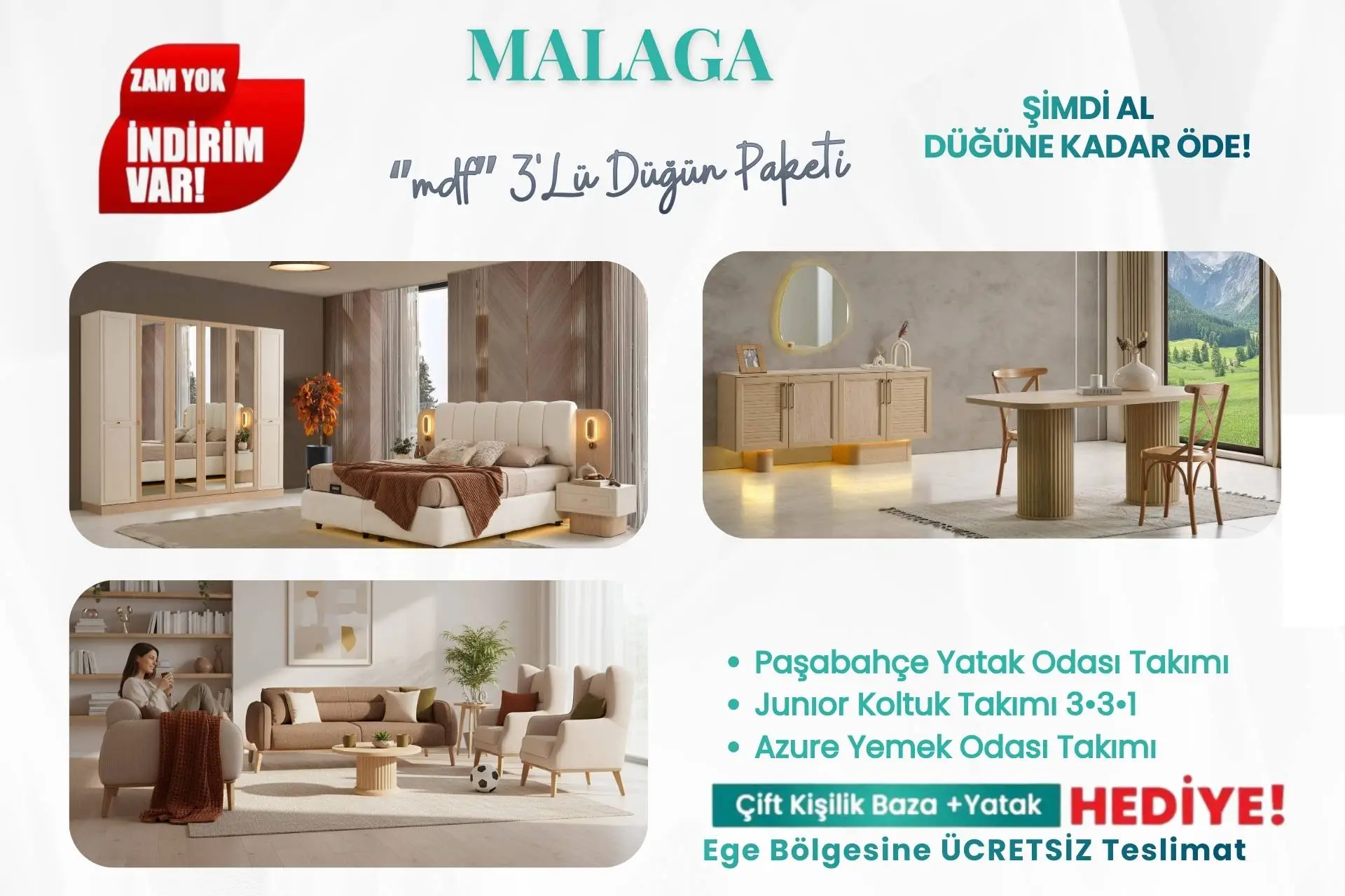 MALAGA DÜĞÜN PAKETİ *MDF
