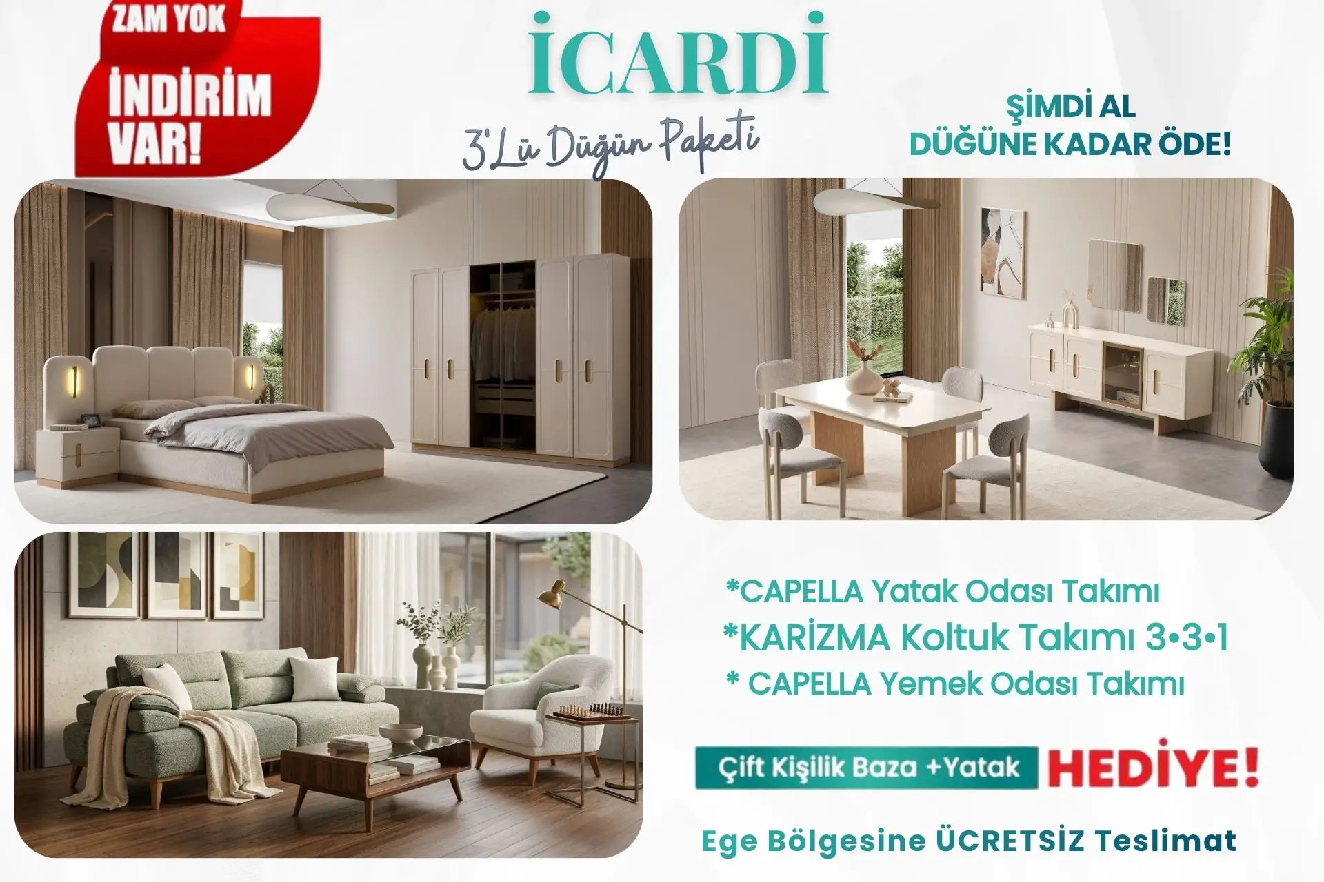İCARDİ DÜĞÜN PAKETİ