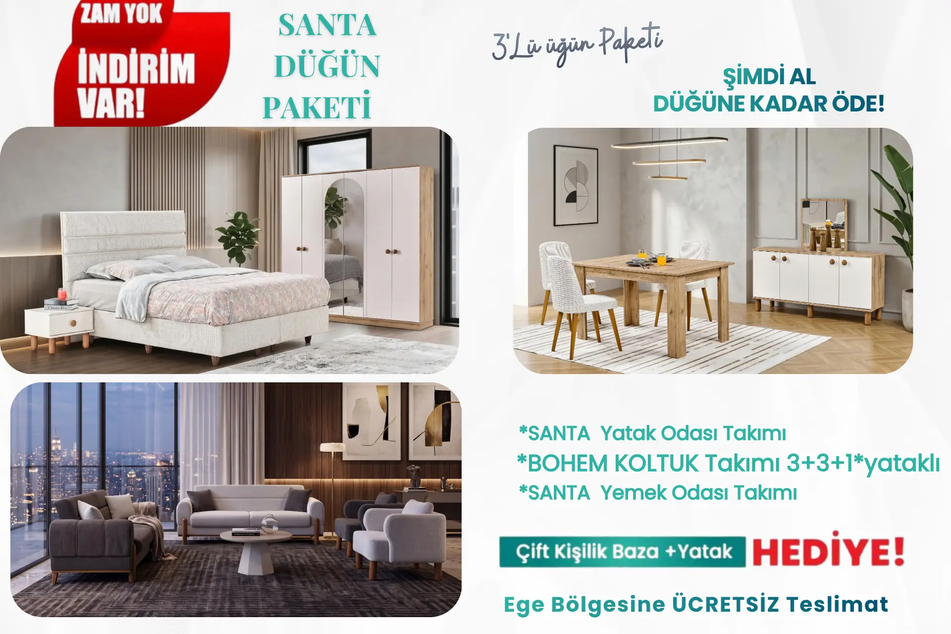 SANTA DÜĞÜN PAKETİ *YENİ