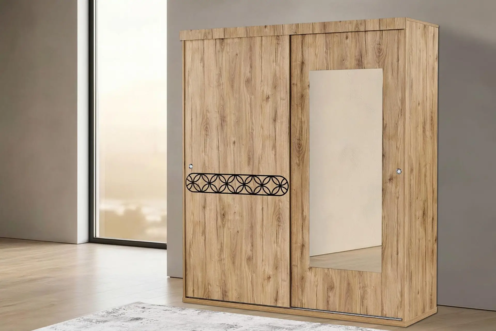 EKO 160 CM SÜRGÜLÜ DOLAP*İNDİRİMLİ ÜRÜN 