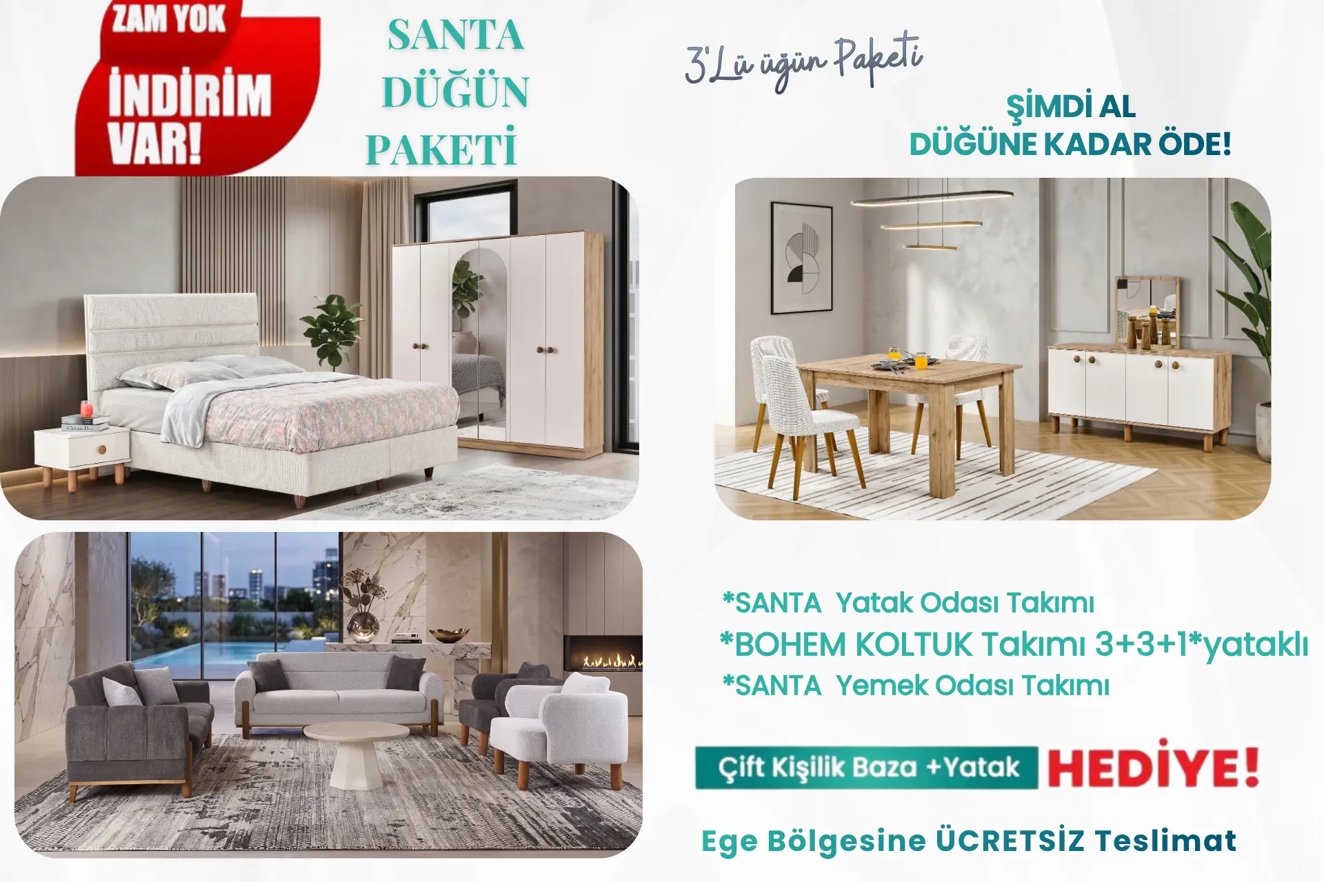 SANTA DÜĞÜN PAKETİ *YENİ