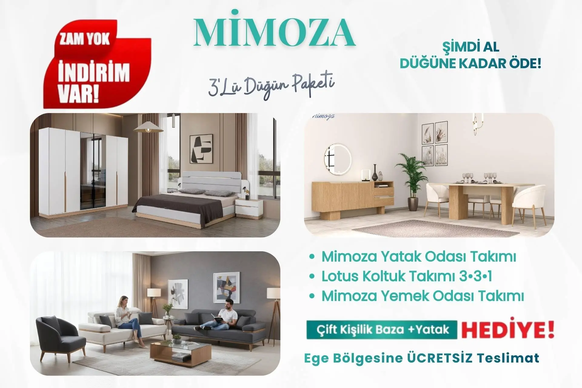 MİMOZA DÜĞÜN PAKETİ