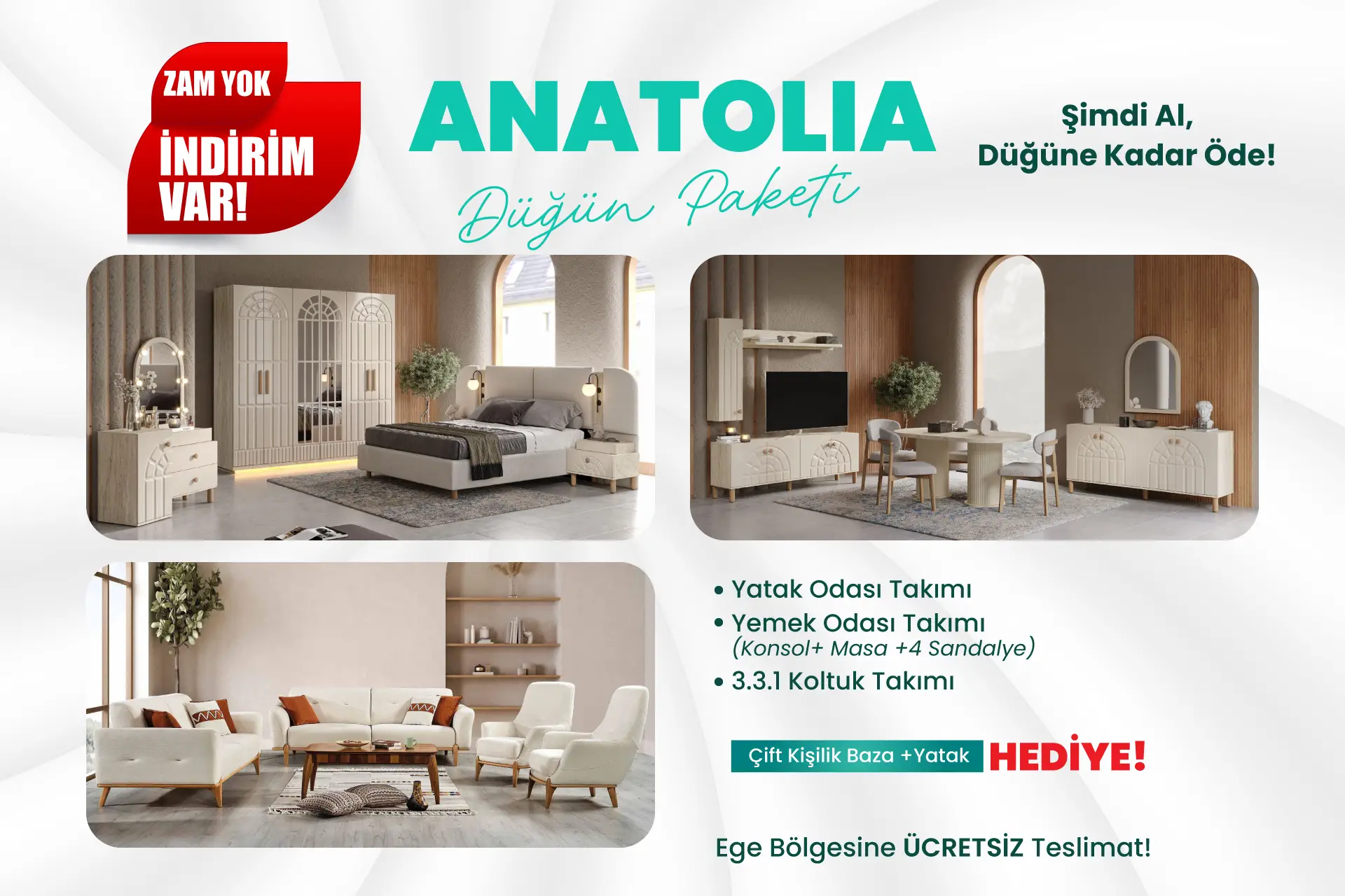 Anatolia Düğün Paketi**TEŞHİRDEN SON PAKET 