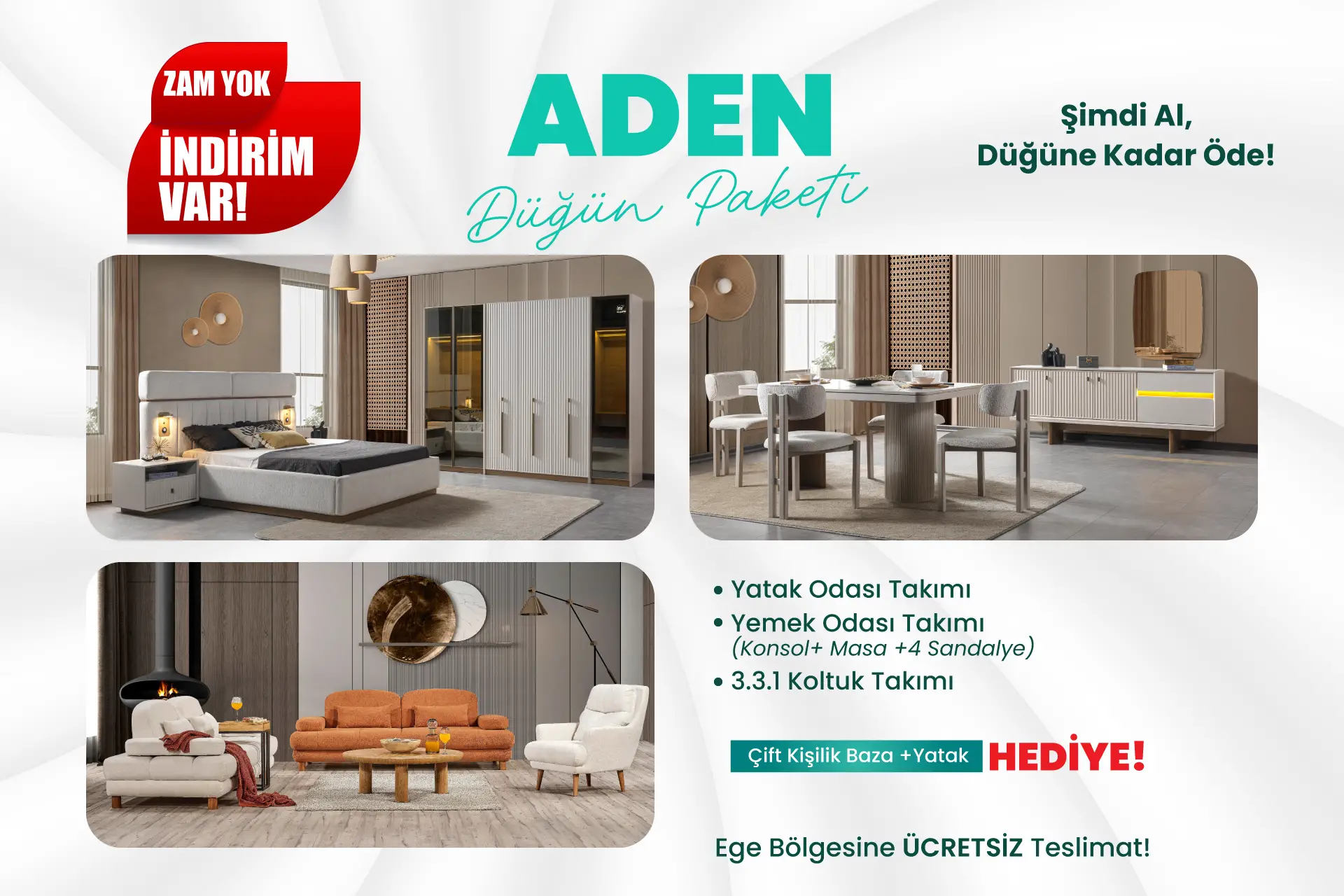 Aden Düğün Paketi**TEŞHRDEN SON ÜRÜN