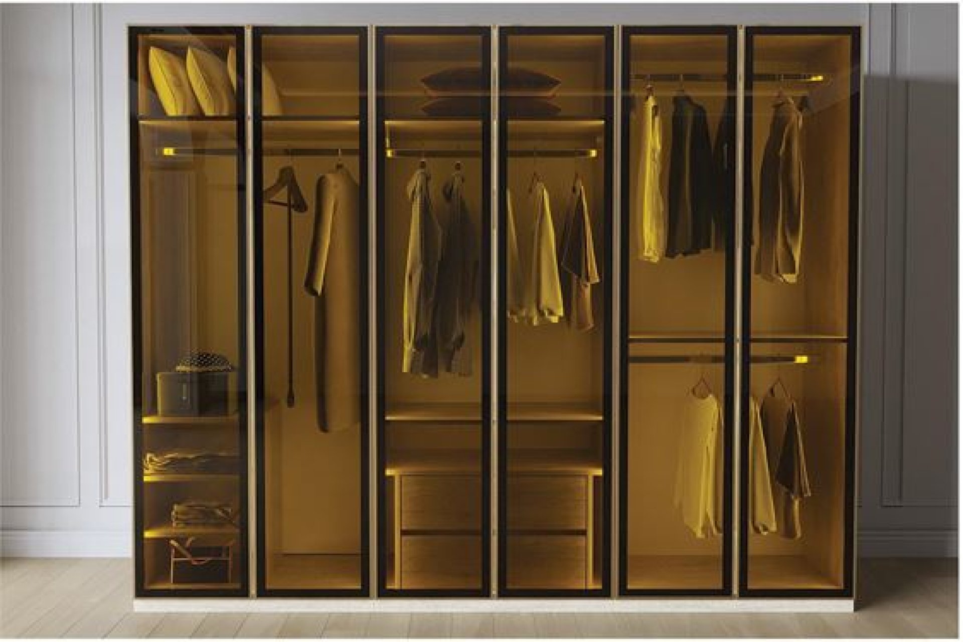 İSTANBUL MDF 6 KAPI DOLAP