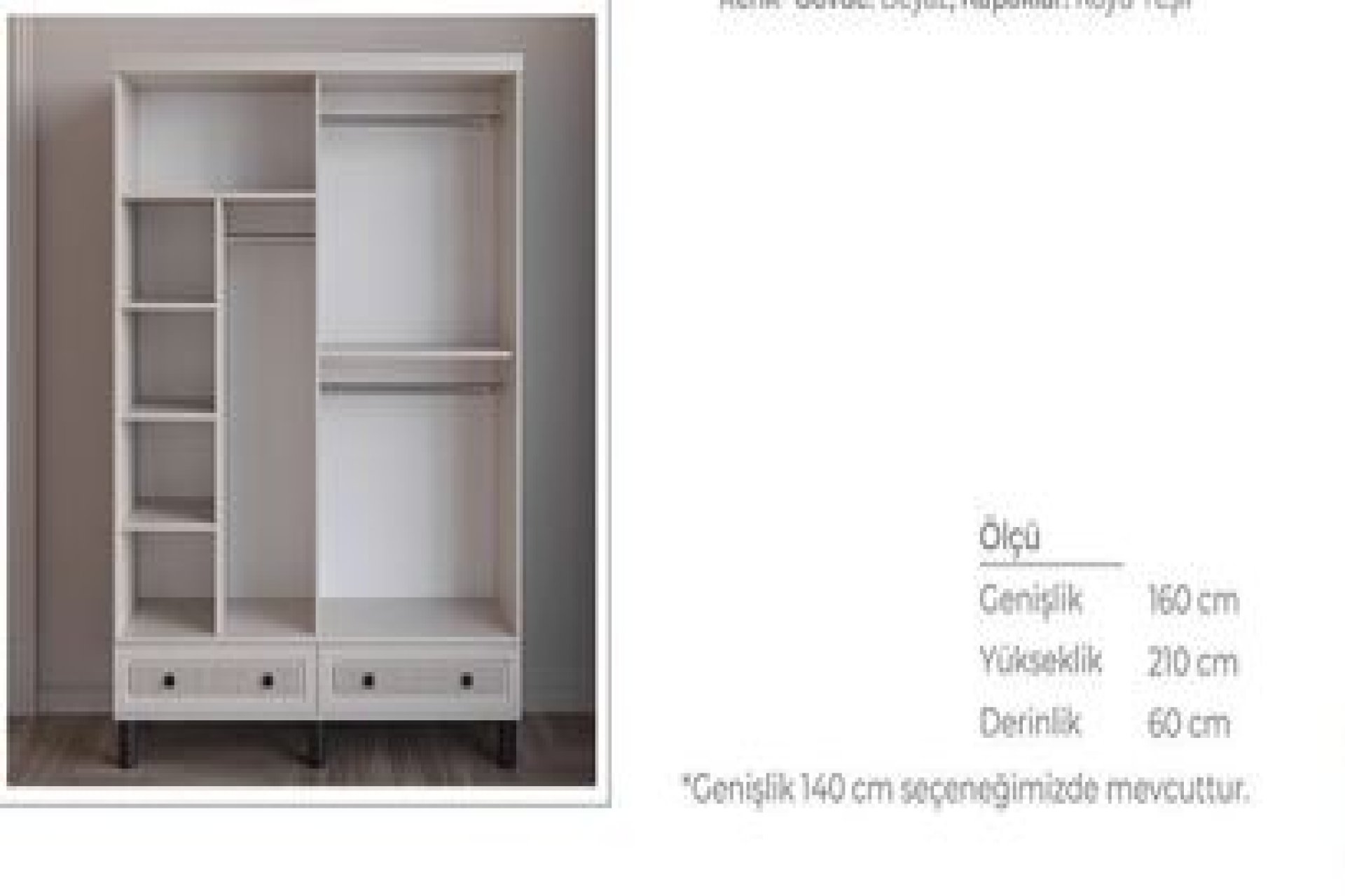 MDF *140CM SÜRGÜLÜ  DOLAP *ANKARA*İZMİR*BURSA *ANTEP *MANİSA*ANTALYA