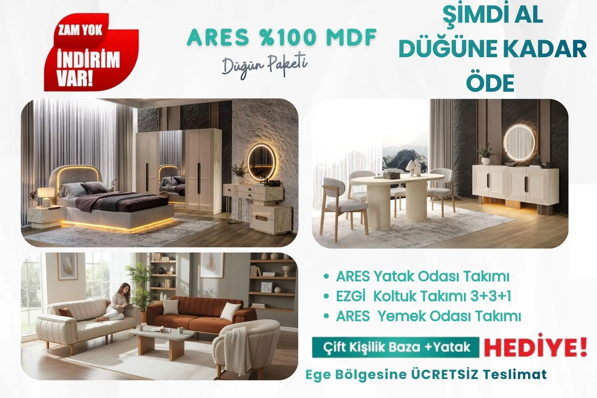 ARES DÜĞÜN PAKETİ *MDF