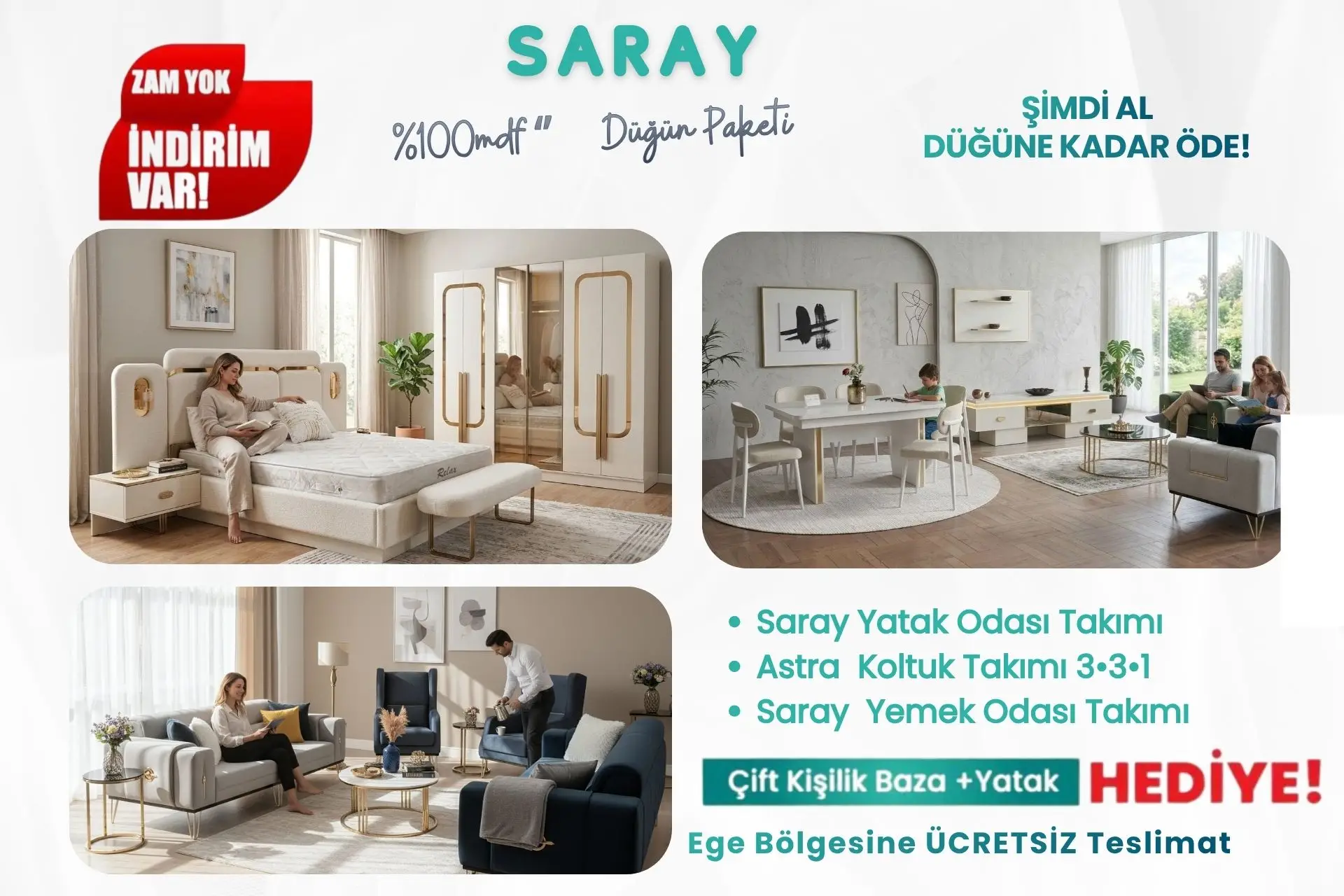SARAY *MDF DÜĞÜN PAKETİ
