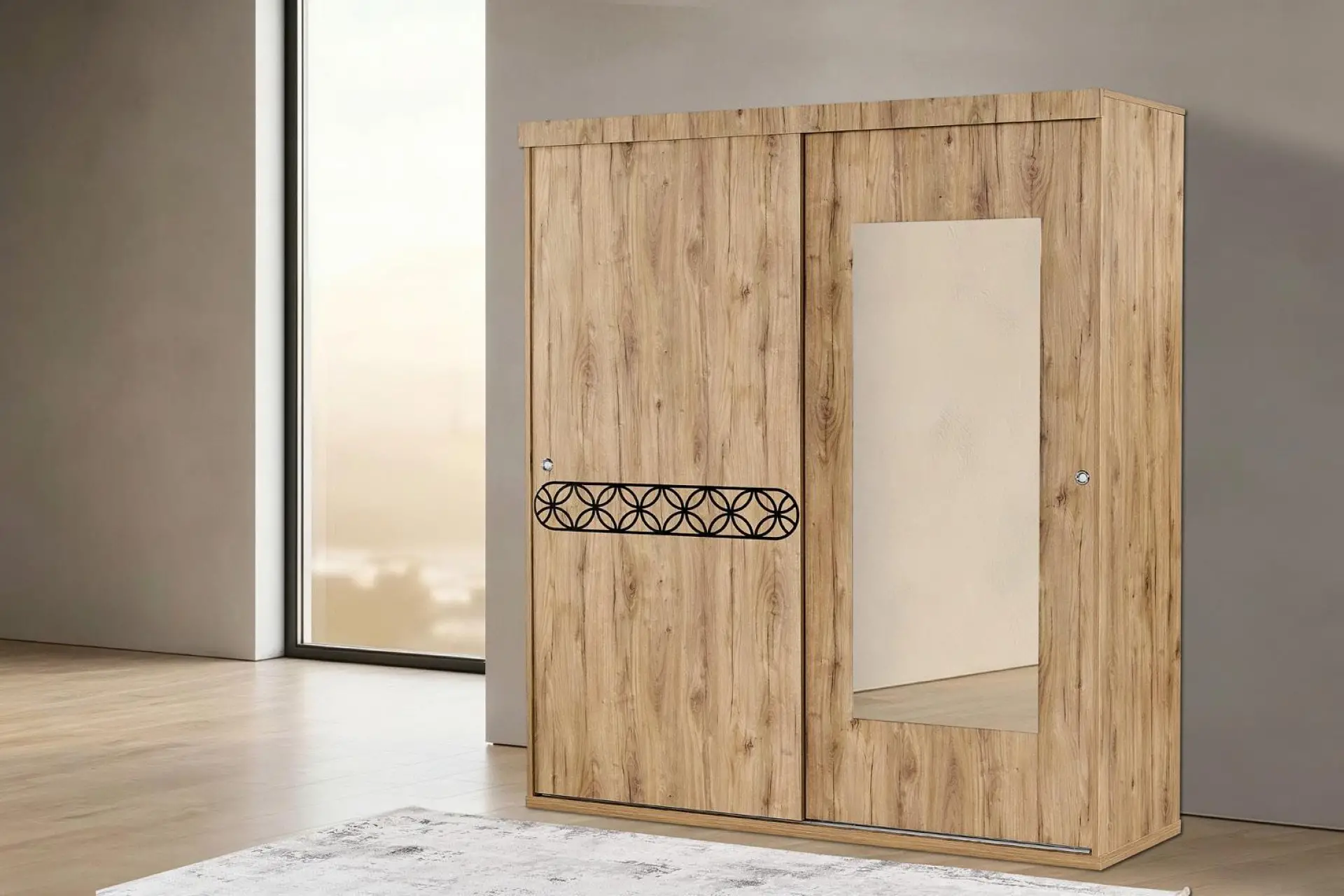 EKO 200 CM SÜRGÜLÜ DOLAP *İNDİRİMLİ ÜRÜN 